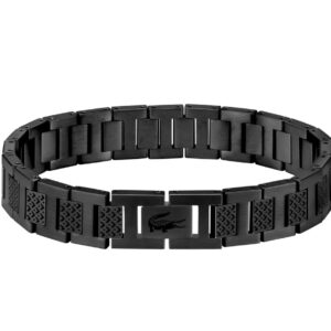 Black lacoste bracelet