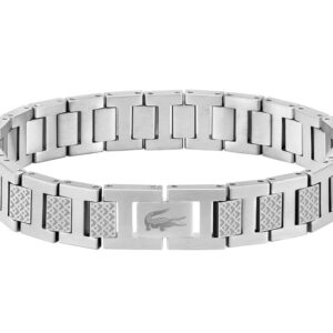 Silver Lacoste bracelet